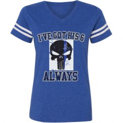 Ladies Relaxed Fit Vintage Sports Tee