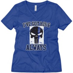 Ladies Relaxed Fit V-Neck Tee