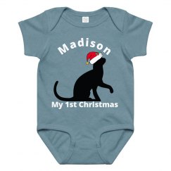 Cute Christmas Cat Santa