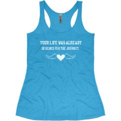 Ladies Slim Fit Super Soft Racerback Triblend Tank