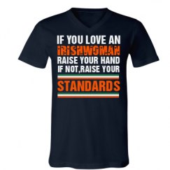 Unisex V-Neck Jersey Tee