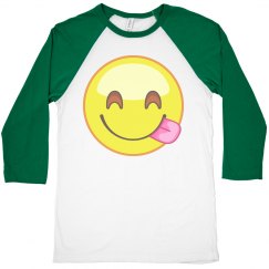 HAPPY FACE CROP SHIRT