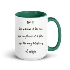 15oz Ceramic Mug with Color Inside