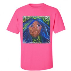 Unisex Ultra Cotton Safety Neon Crewneck Tee