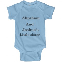 Jai'ana's little sister onesie
