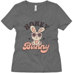 Ladies Relaxed Fit V-Neck Tee