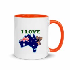 11oz Ceramic Mug with Color Inside