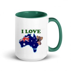 15oz Ceramic Mug with Color Inside