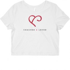 Ladies Slim Fit Crop Top Tee