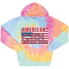 Unisex Tie-Dye Fleece Hoodie