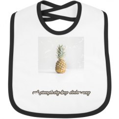 Infant Contrast Trim Bib