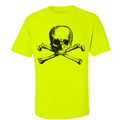 Unisex Ultra Cotton Safety Neon Crewneck Tee