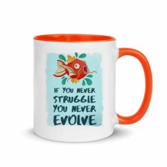 11oz Ceramic Mug with Color Inside