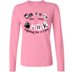 Ladies Relaxed Fit Basic Long Sleeve Tee