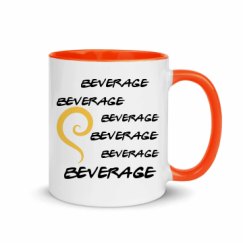 11oz Ceramic Mug with Color Inside