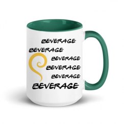 15oz Ceramic Mug with Color Inside