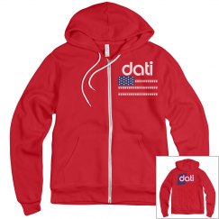 CW DATI MIDWEIGHT RED HOODIE