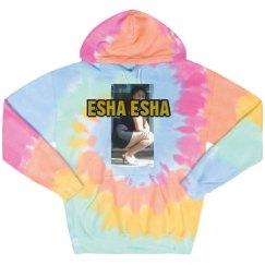 Unisex Tie-Dye Fleece Hoodie