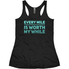 Ladies Slim Fit Super Soft Racerback Triblend Tank