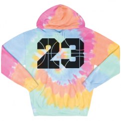 Unisex Tie-Dye Fleece Hoodie