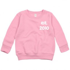 Toddler Crewneck Basic Promo Sweatshirt