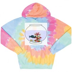 Unisex Tie-Dye Fleece Hoodie