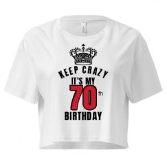 Ladies Festival Cali Crop Top Tee