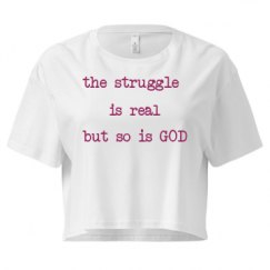 Ladies Festival Cali Crop Top Tee