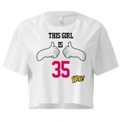 Ladies Festival Cali Crop Top Tee