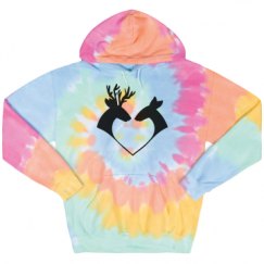 Unisex Tie-Dye Fleece Hoodie