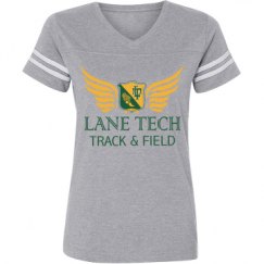 Ladies Relaxed Fit Vintage Sports Tee