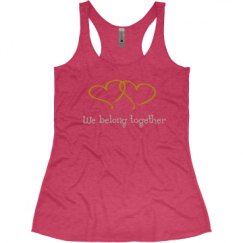Ladies Slim Fit Super Soft Racerback Triblend Tank