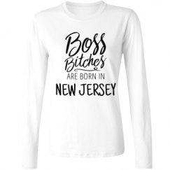 Ladies Relaxed Fit Basic Long Sleeve Tee