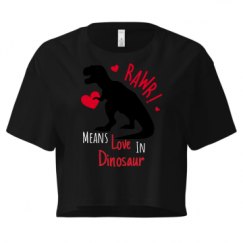 Ladies Festival Cali Crop Top Tee