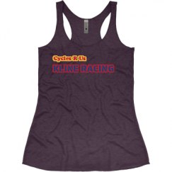 Ladies Slim Fit Super Soft Racerback Triblend Tank