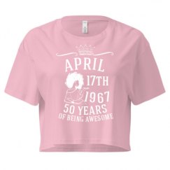 Ladies Festival Cali Crop Top Tee