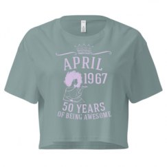 Ladies Festival Cali Crop Top Tee