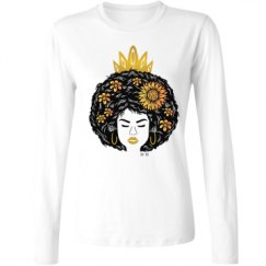 Ladies Relaxed Fit Basic Long Sleeve Tee