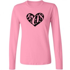 Ladies Relaxed Fit Basic Long Sleeve Tee