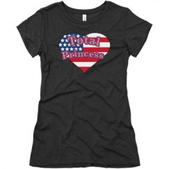 Ladies Slim Fit Super Soft Triblend Tee