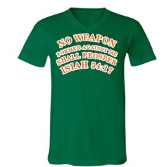 Unisex V-Neck Jersey Tee