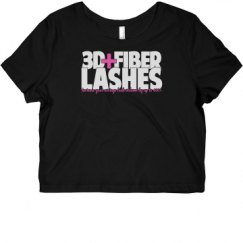 Ladies Slim Fit Crop Top Tee