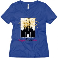 Ladies Relaxed Fit V-Neck Tee