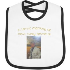 Infant Contrast Trim Bib