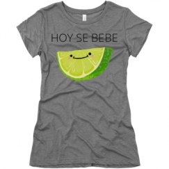 Ladies Slim Fit Super Soft Triblend Tee