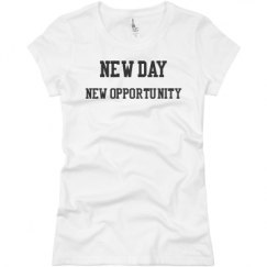 Ladies Slim Fit Basic Promo Jersey Tee