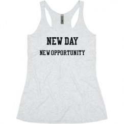 Ladies Slim Fit Super Soft Racerback Triblend Tank