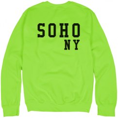 Unisex Neon Crewneck Sweatshirt