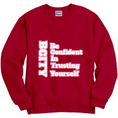 Unisex Film and Foil Crewneck Sweatshirt