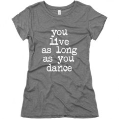 Ladies Slim Fit Super Soft Triblend Tee